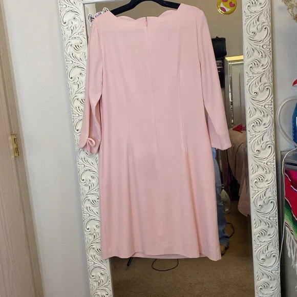 Talbots SZ 12 Elegant Pink Dress - Picture 3 of 3